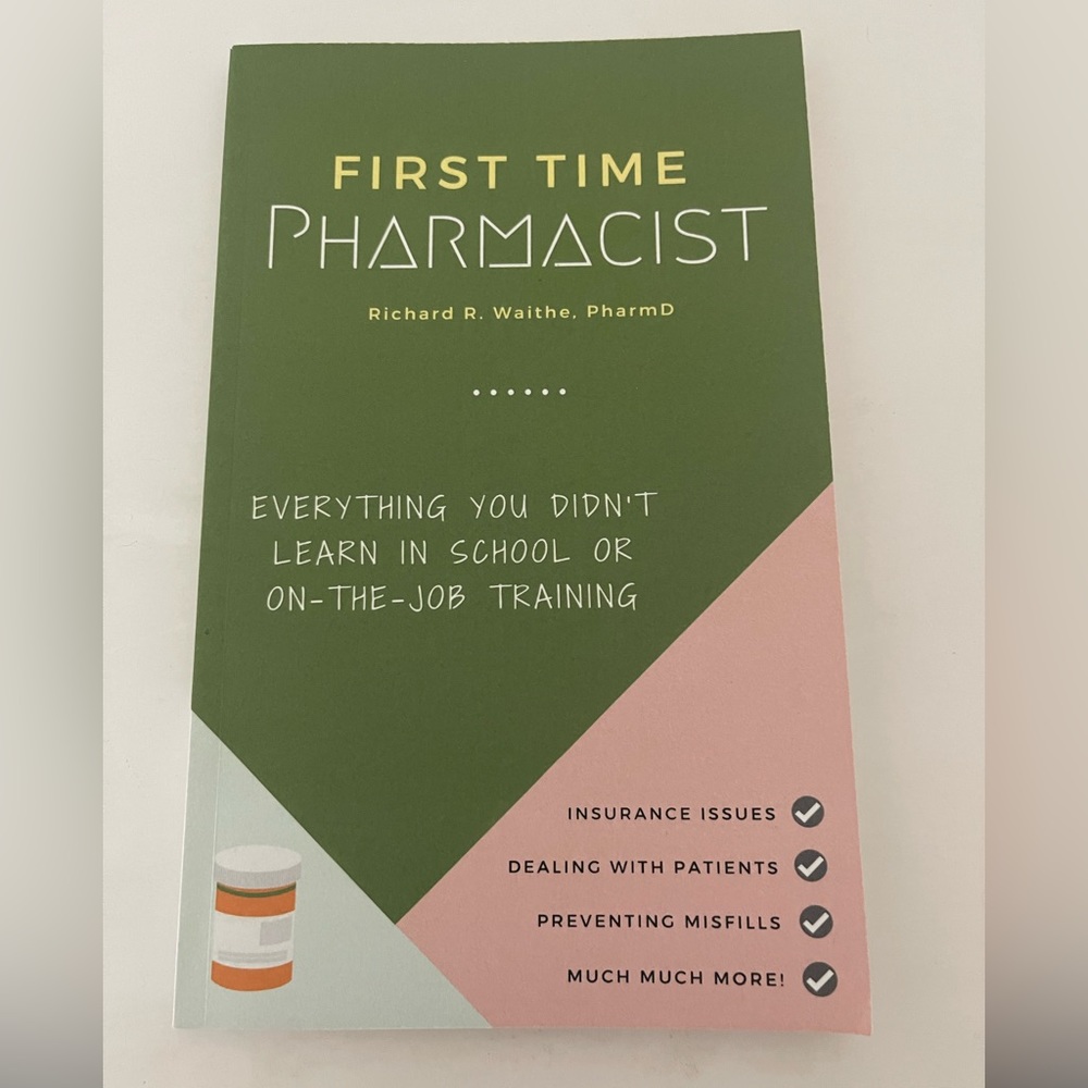 First Time Pharmacist book